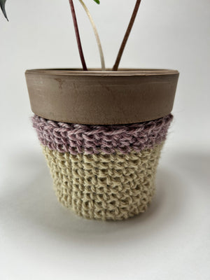 Hand Crochet 4” Pot Cover