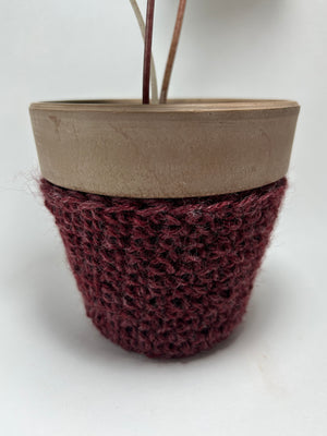 Hand Crochet 4” Pot Cover