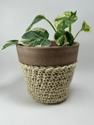 Hand Crochet 4” Pot Cover