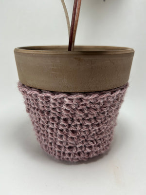 Hand Crochet 4” Pot Cover