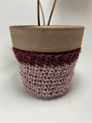 Hand Crochet 4” Pot Cover